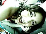 Nasty Teen Wanks In The Car While Riding Aroung London