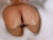 Naughty Redhead Lassie Natalie Heart Takes Bubble Bath And Masturbates