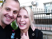 Facialized Russian Blondie Takes Shower With Her Boyfriend