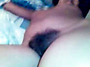 Smiling Ugly Indian Brunette Stretches Her Vulvar Lips And Dreams About Sex