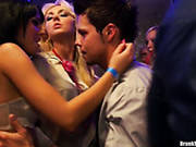 Sex Greedy Chics Kneel Down To Give Head To Horny Colleagues