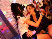 Slender Brunette Amateur Welcomes A Tongue Fuck From Another Hussy