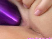 Spread Pussy Babe Fucking Her Big Dildo