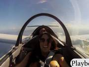 Hot Babes Tryout Driving A Glider While Their Boobs Exposed
