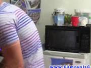 Real College Teen Amateurs Shaking Ass In This Homemade Clip
