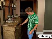 Stepmom Milf Finds A Teen Couple Fucking On Her Couch