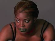 Busty Ebony Mistress Gets Cunt Licked By Her Slave