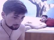 Horny Young Muscled Body Gay Wank